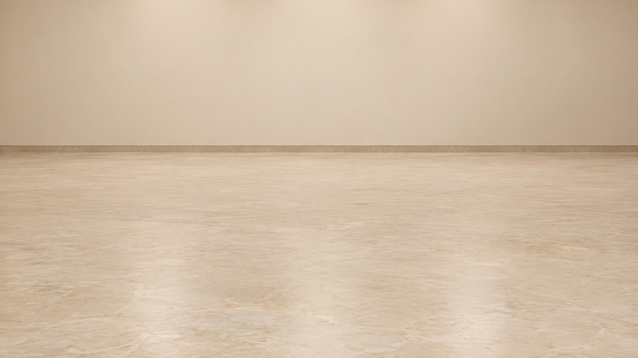 Sfondo Showroom caldo: Beige e luce morbida